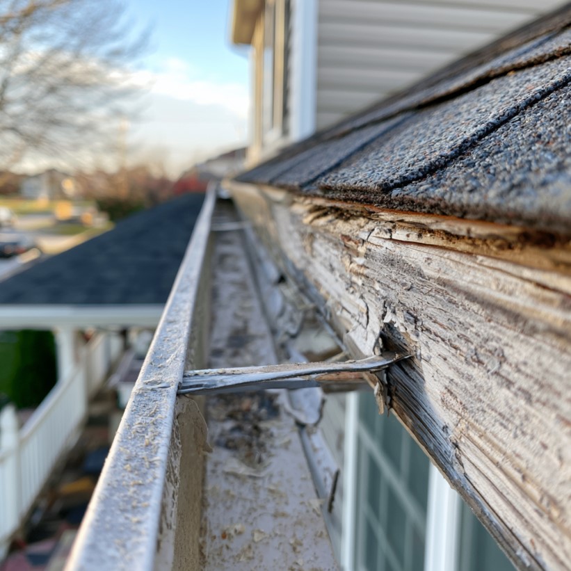 gutters pulling away from the fascia board